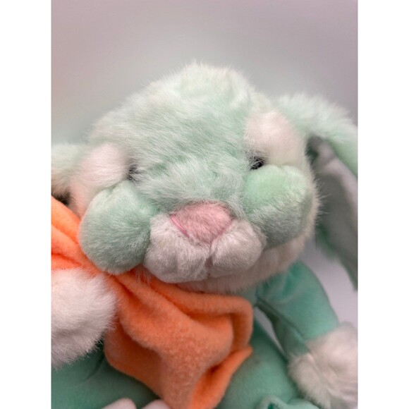 Vintage Commonwealth Mint Green Bunny with Blankie - Picture 2 of 6